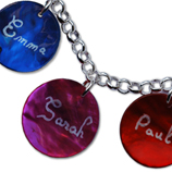 Pulsera en n�car personalizada