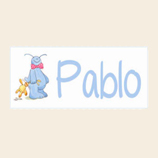 Cuadro personalizado con nombre y mu�ecos