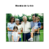 Regalos originales para Inauguraci�n de casa: Mosaico de azulejos 12 piezas