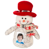 Regalos  foto decoraci�n: Mu&ntilde;eco navide&ntilde;o con marco de fotos