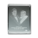 Regalos Cristales grabados: Cristal con fotograf�a grabada