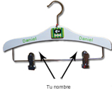 Perchas infantiles personalizadas
