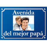Placa de calle foto personalizada