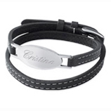 Regalos Cumplea�os para adolescentes: Pulsera de piel grabada