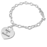 Regalos Cumplea�os para adolescentes: Pulsera coraz�n personalizada