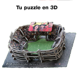Regalos Cumplea�os para adolescentes: Puzzle estadio en 3D personalizado