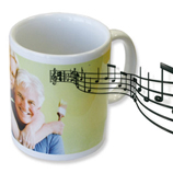 Taza musical boda