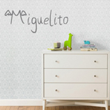 Vinilo personalizado con nombre