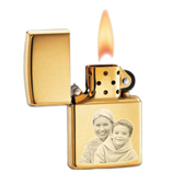 Regalos  para hombres: Mechero Zippo grabado con foto