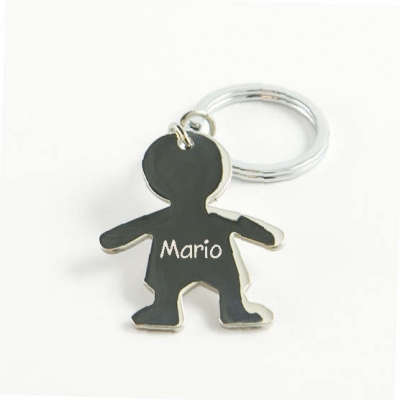 Joyas personalizadas: Llavero niño grabado Joyas personalizadas: Llavero niño grabado