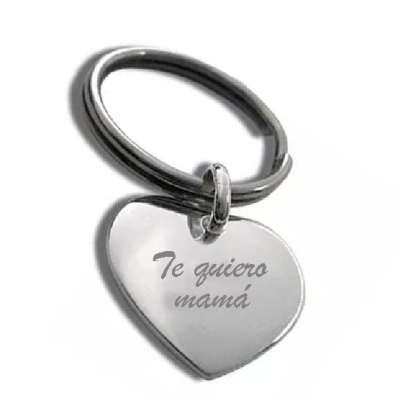 Joyas personalizadas: Llavero corazón grabado Joyas personalizadas: Llavero corazón grabado