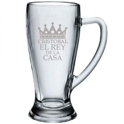 Regalos con nombre: Jarra de cerveza Baviera para el rey de la casa Regalos con nombre: Jarra de cerveza Baviera para el rey de la casa