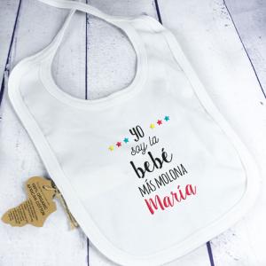 Babero BIO bordado 'el más molón'