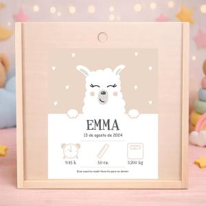 Caja de madera personalizada infantil