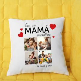 Cojín personalizado con fotos para mamá Cojín personalizado con fotos para mamá