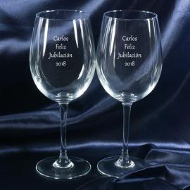 Copas de vino jubilación Copas de vino jubilación