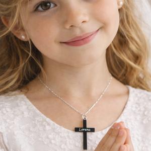 Cruz de plata personalizada