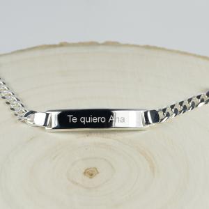 Esclava de plata para mujer