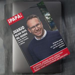 Falsa portada de revista para papá