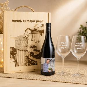 Kit personalizado con foto grabada