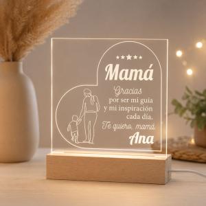 Lámpara LED Personalizada para Papá o Mamá