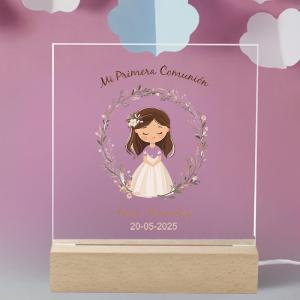 Lámpara personalizada 'Mi Primera Comunión'