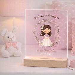Lámpara personalizada 'Mi Primera Comunión'