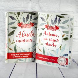 Libro Abuelo cuéntame con tarjeta personalizada Libro Abuelo cuéntame con tarjeta personalizada