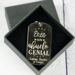 Llavero personalizado Eres un abuelo genial