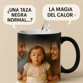 Taza mágica con foto