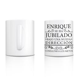 Taza personalizada 'Jubilación'