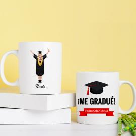 Taza personalizada para Graduada Taza personalizada para Graduada