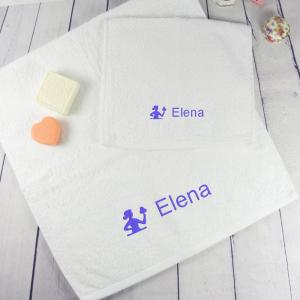 Toallas bordadas con horóscopo