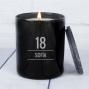 Regalos personalizados: Velas personalizadas: Vela grabada para cumplea&ntilde;os con campana de cristal