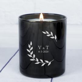 Vela personalizada con monograma Vela personalizada con monograma