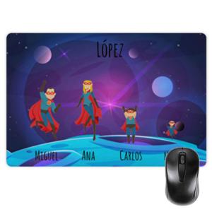 Alfombrilla Súper familia personalizado