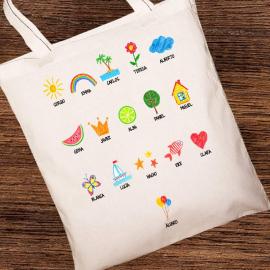 Bolsa tote personalizada con vuestros dibujos Bolsa tote personalizada con vuestros dibujos