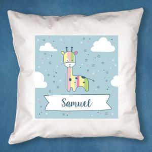 Cojín personalizado mi pequeña jirafa