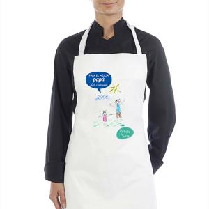 Delantal personalizado 'Burbuja' con dibujo