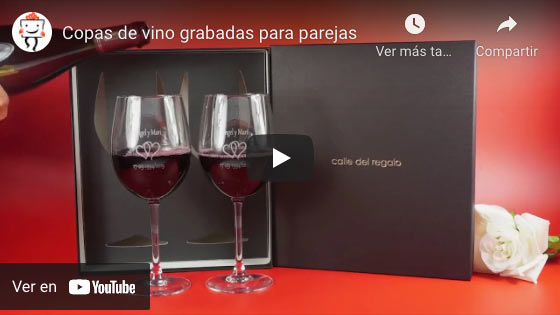 Vídeo Copas de vino para parejas