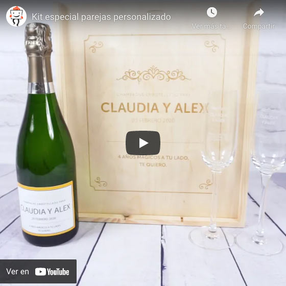 Vídeo Kit especial parejas personalizado