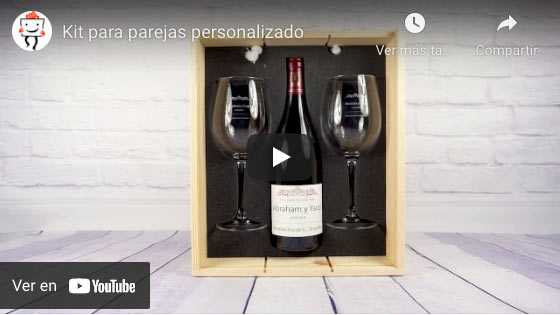Vídeo Kit para parejas personalizado