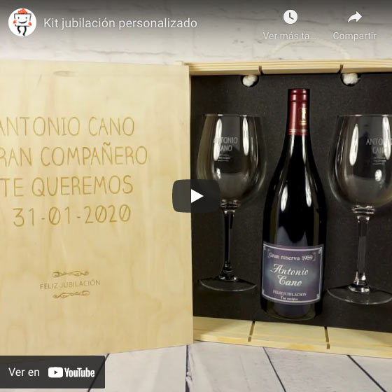 Vídeo Kit jubilación personalizado