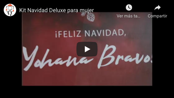 Vídeo Kit Navidad Deluxe para mujer