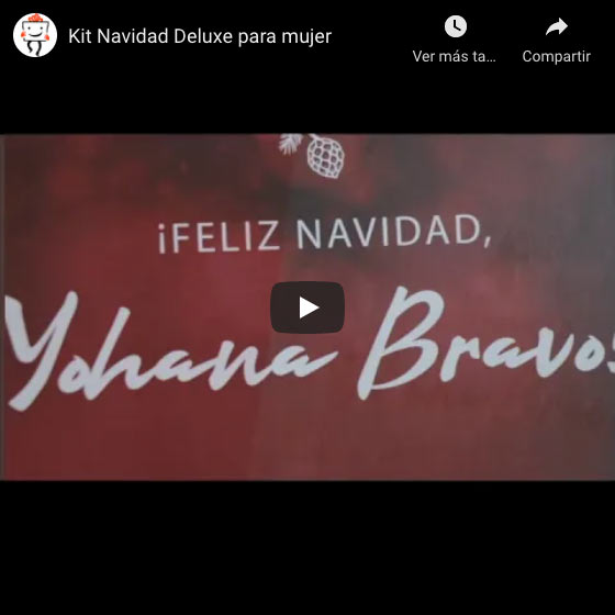 Vídeo Kit Navidad Deluxe para mujer