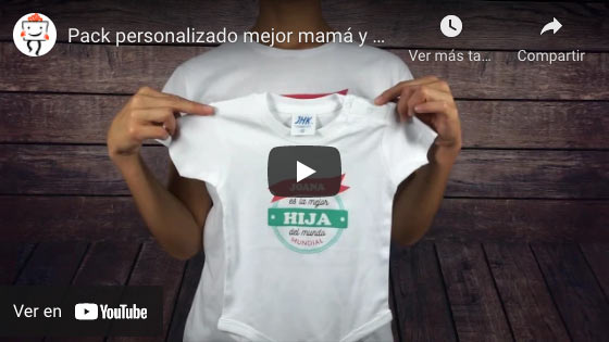 Vídeo Pack personalizado mejor mamá y mejor hijo/a