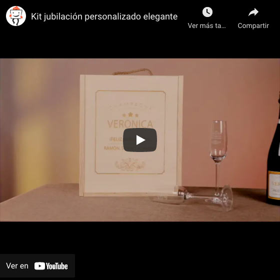 Vídeo Kit jubilación personalizado elegante