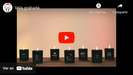 Vídeo Vela personalizada 'Keep calm, you are only'