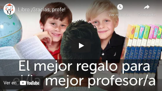 Vídeo Libro ¡Gracias, profe!