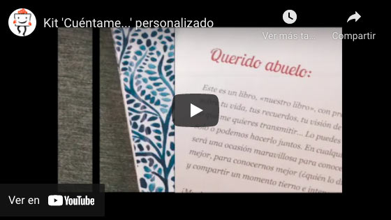Vídeo Kit 'Cuéntame...' personalizado